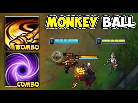 We played the "Super Monkey Ball" comp bot lane and it's actually not balanced