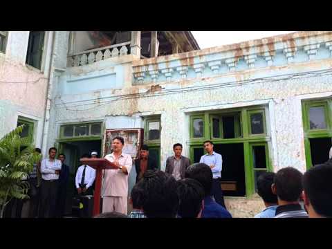 Sohrab Mojaddedi Talk in Jowzjan Technical Institute and gave me the title of arrogant.....