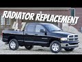 Radiator Replacement In A 2003 Dodge Ram 1500 4 7L V8