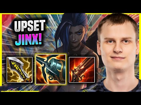 UPSET IS INSANE WITH JINX! - FNC Upset Plays Jinx ADC vs Seraphine! | Season 2022