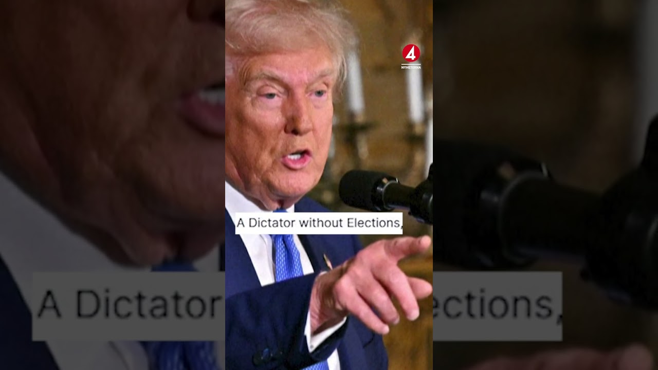 Trump kallar Zelenskyj för diktator