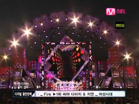 25.06.2009 [MCountdownt] Jiyeon (T-ARA), Davichi, SeeYa: Women's Generation