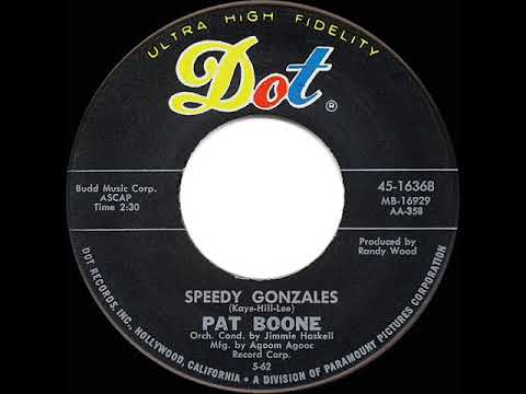1962 HITS ARCHIVE: Speedy Gonzales - Pat Boone (with Mel Blanc & Robin Ward) (#1 UK hit*)