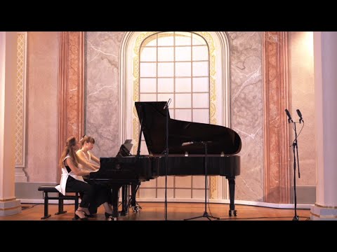 F. Schubert - Sonata for piano duet B-flat major D617 (Churbanova Piano Duo)