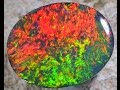 Stunning Black Opal 'Howl At The Moon' 