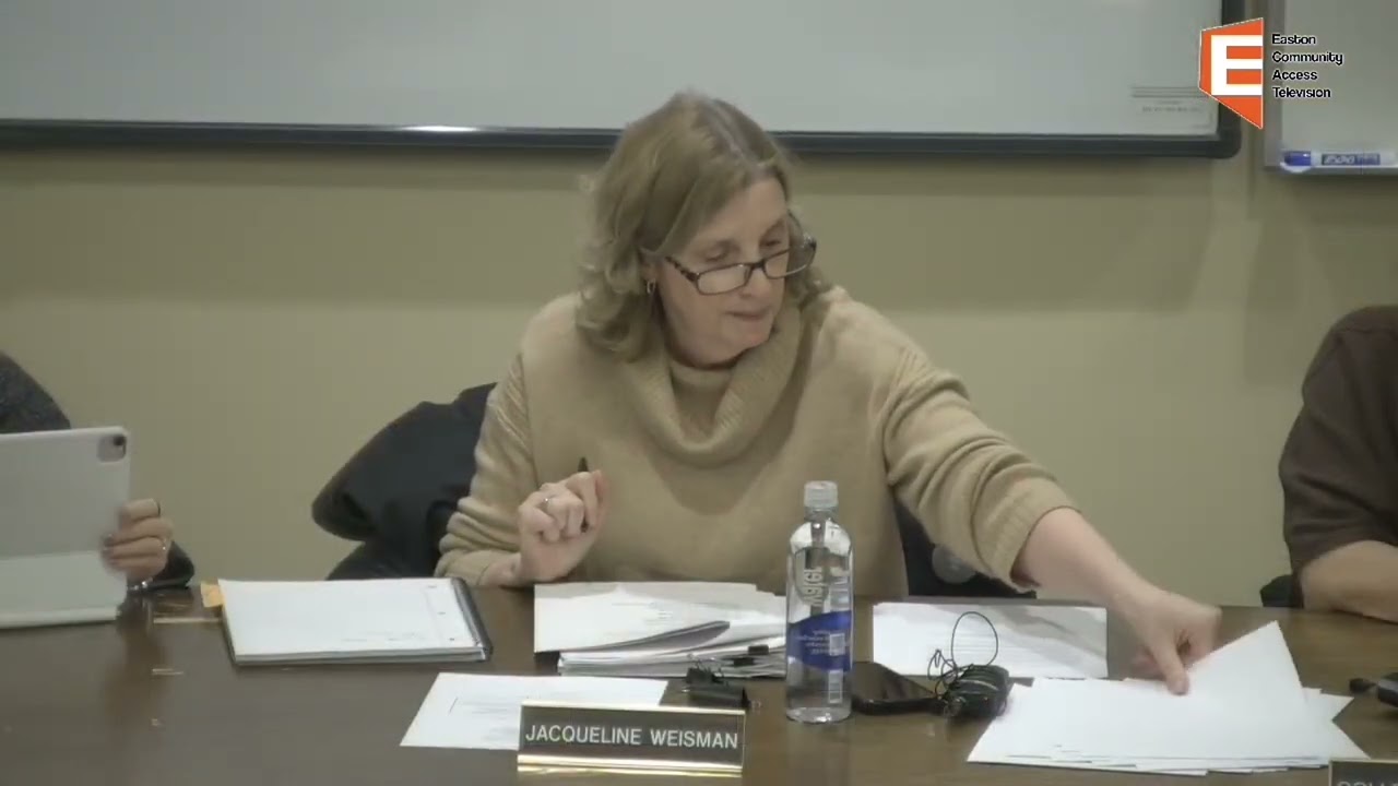 Easton School Committee Meeting 1/22/26