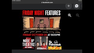 Mockumentaries on Demand by The Professionals "Baking" Friday Night Features at Made Up Theatre