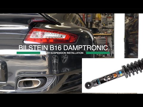 Porsche 997 turbo Bilstein B16 DampTronic Rear Install DIY part 2