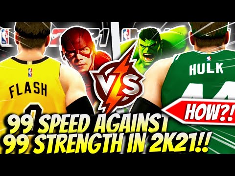 Players with 99 Speed vs Players with 99 Strength ; Who Would Win? - NBA 2K21 Challenge