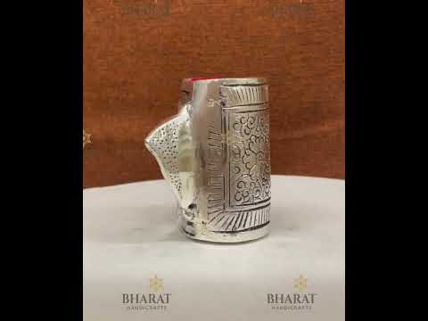 Silver Plated Ganesh Pen Stand