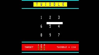 Twiddle for the BBC Micro