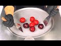 ASMR Plum Ice Cream Rolls No Talking Recipe