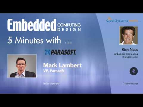 Five Minutes With?Mark Lambert, VP, Parasoft