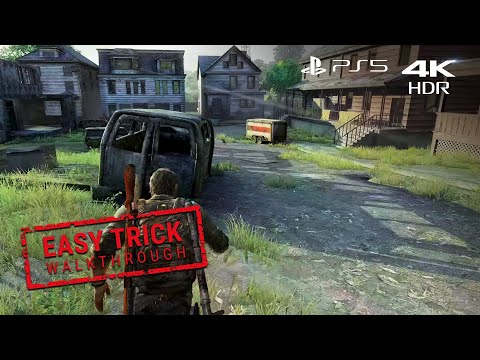 TLOU (Grounded) Easy trick walkthrough : Suburbs, The Suburbs (Sniper Street)
