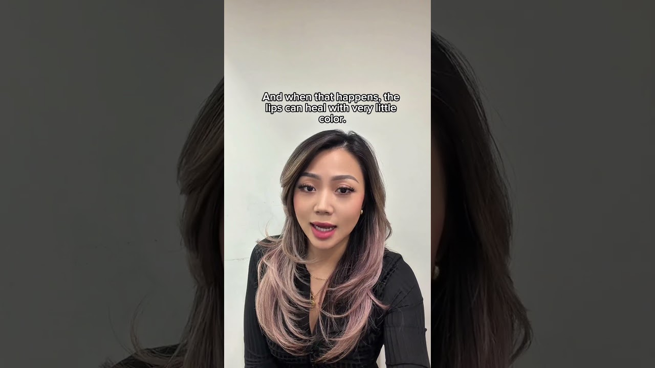 Why do some lip blush result heal with almost no color? #beautytips#lipblushing#beautybynien#pmutips