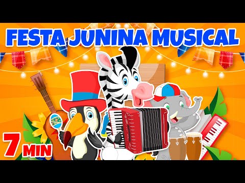Festa Junina Musical - Giramille 9 min | Desenho Animado Musical