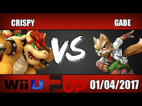 Crispy (Bowser) vs. Gabe (Fox) - Wii U Winners Round 1 - SOS