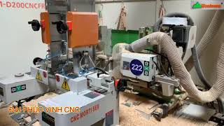 MÁY PHAY MỘNG 2 ĐẦU CNC WM-200FR WOODMASTER / MÁY LÀM MỘNG DƯƠNG CNC CAO TỐC GIÁ TỐT