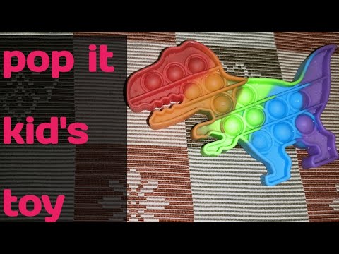 mega dinosaur pop it -satisfying & relaxing forgets ASMR