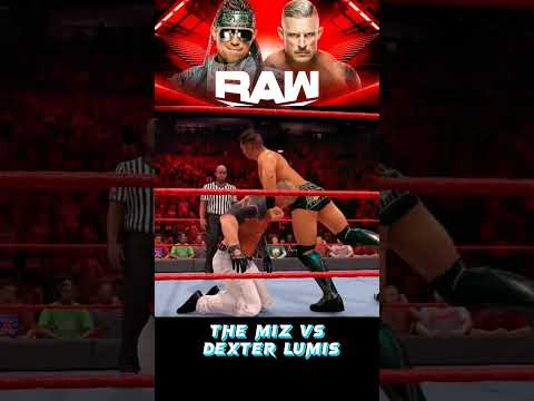 DEXTER LUMIS VS THE MIZ #wwe2k22 #wwe #shorts #viral #gaming #ps4 #ps5