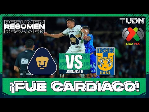 Highlights and goals - Pumas vs. Tigres | Liga MX - Matchday 9 Apertura 2025 | TUDN