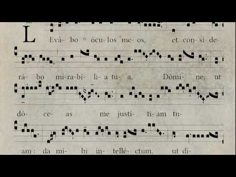 Feria II post Dominica I Quadragesima   Offertorium   levabo oculos meis