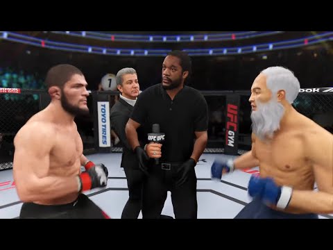 Khabib Nurmagomedov vs. Old Bruce Lee (EA sports UFC 4)