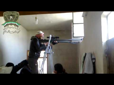 استهداف قناص من كتيبة السيف الدمشقي لجنود النظام في مدينة حرستا في ريف دمشق