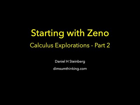 Starting with Zeno - Calculus Explorations Part 2 thumbnail