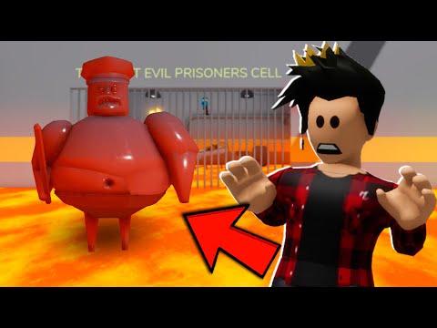ATUALIZOU! POLICIAL PEIDÃO O CHÃO É LAVA MODO HARD! BARRY'S PRISON RUN! Roblox