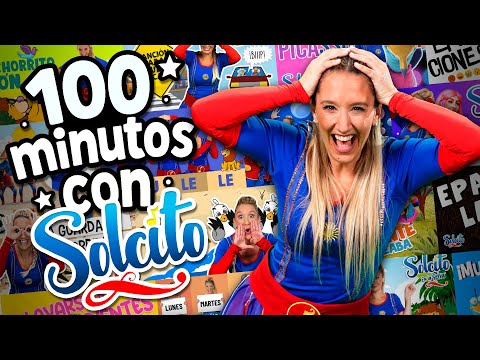 100 minutos con Solcito ☀️ !! Música para bailar, aprender y divertirse!