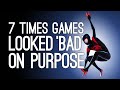 7 Times Games Looked Bad On Purpose