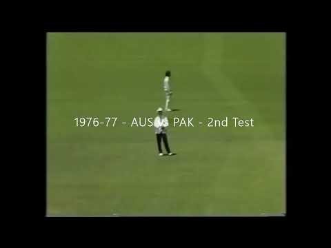 1976-77 Pakistan vs Australia 2nd Test at Melbourne
