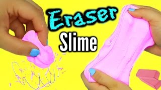 DIY ERASER SLIME! Liquid Eraser! Erase With Slime!