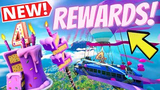 All *BIRTHDAY QUESTS* in Fortnite! 🥳 (How to Unlock Free Birthday Rewards)