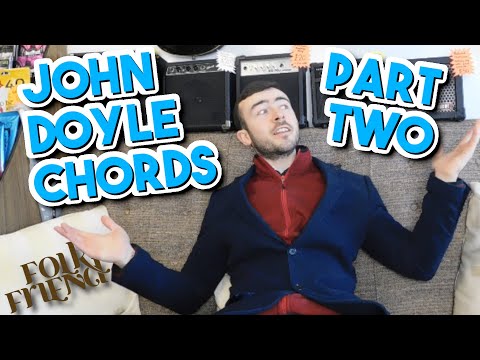 John Doyle style Irish backing guitar lesson - part 2 - drop D chords and tricks