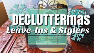 DITCHING MY STYLERS LEAVE INs MOISTURIZERS | DECLUTTERmas 2019 | MelissaQ