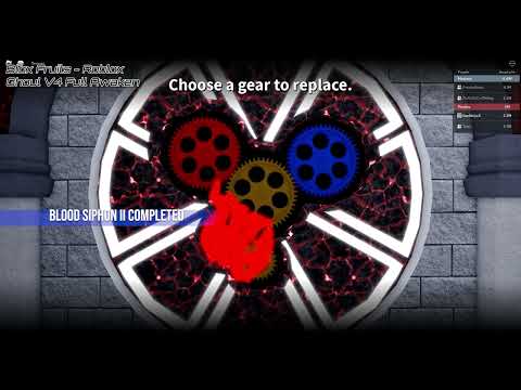 Blox Fruits V4 Ghoul Race Blood Siphon II showcase! Full Upgrade/Awaken/Insane Life Leech | Roblox