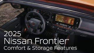  Frontier® Pickup Truck | Comfort & Storage Features
