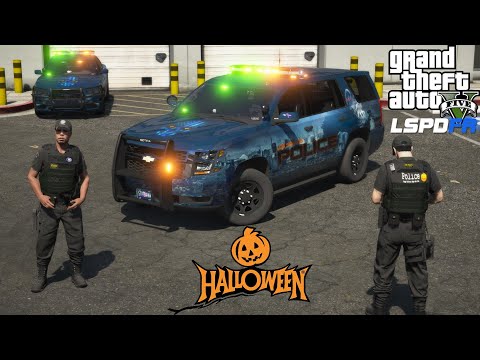GTA 5 LSPDFR #783 Live Patrol With Halloween Themed Police Cars & Mods
