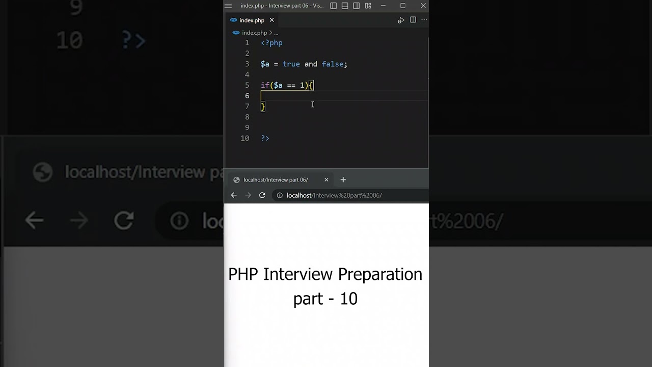 PHP Interview Program || #PHP_interview #preparation  #shorts #2023  #php  Part - 10