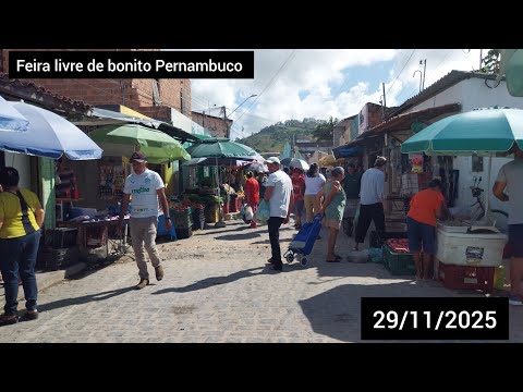 Feira livre de bonito Pernambuco olha que lindo essa Feira 