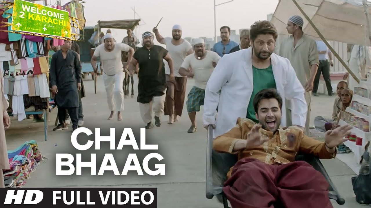 Chal Bhaag Nahi To Lyrics | Welcome To Karachi | Wajid, Love Juneja | Amjad Nadeem
