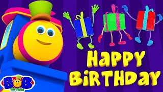 Happy Birthday Song + More Kids Rhymes &amp; Baby Cartoon Songs by Bob The Train