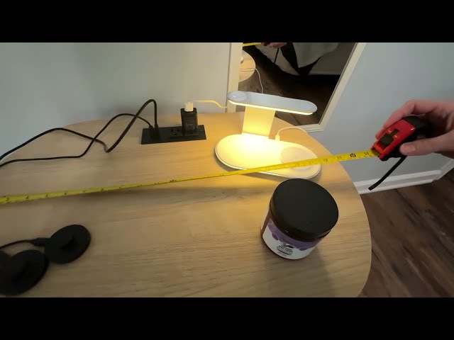 Best Fluted Nightstand with Charging Station - product in use