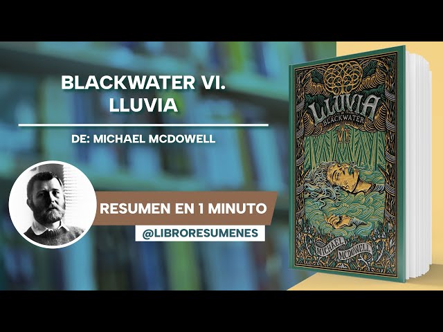 Vídeo relacionado con BLACKWATER VI. Lluvia (Saga Blackwater nº 6)