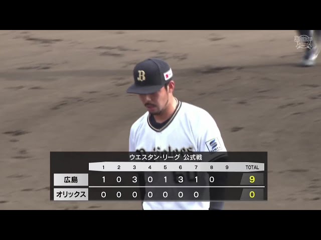 【ファーム】ズバっと決めた‼ バファローズ・本田圭佑 この回を3者凡退に抑える‼ 2025年9月14日 オリックス・バファローズ 対 広島東洋カープ