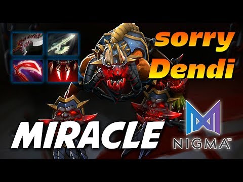 Miracle Lifestealer vs B8.Dendi - Dota 2 Pro Gameplay