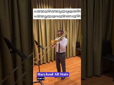 Maryland All State 2023-2024 Trombone Etude #5 (Voxman/Blazhevich)