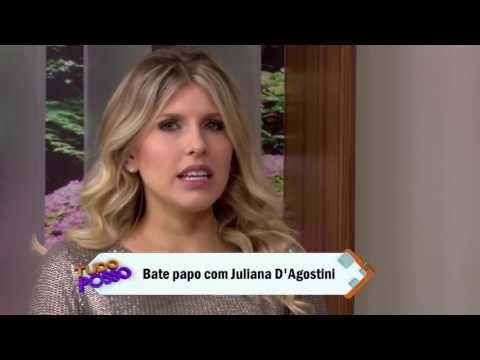 Juliana D'Agostini no programa Tudo Posso